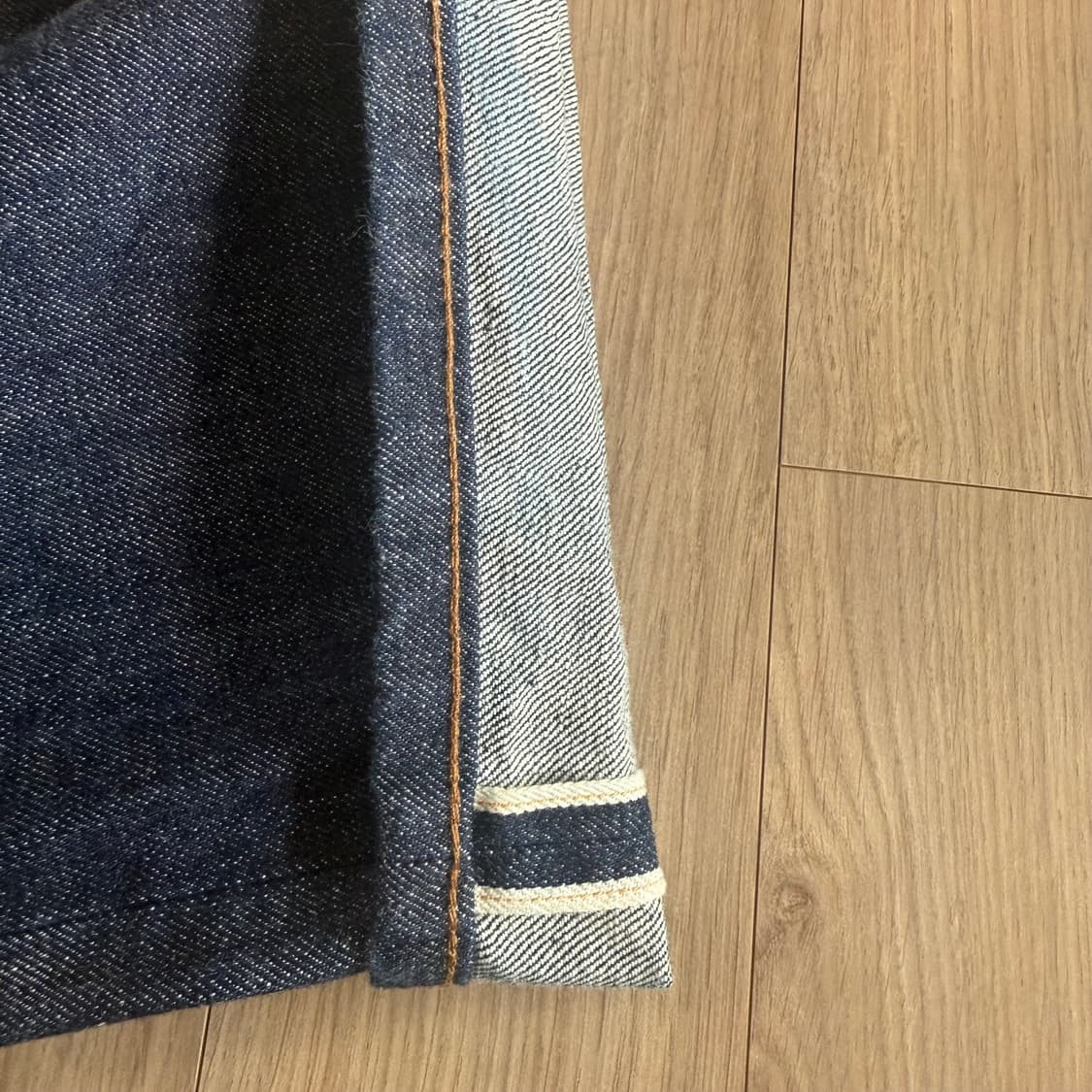 아웃스탠딩 30S CINCH BACK SELVEDGE WIDE PANTS 상품이미지6