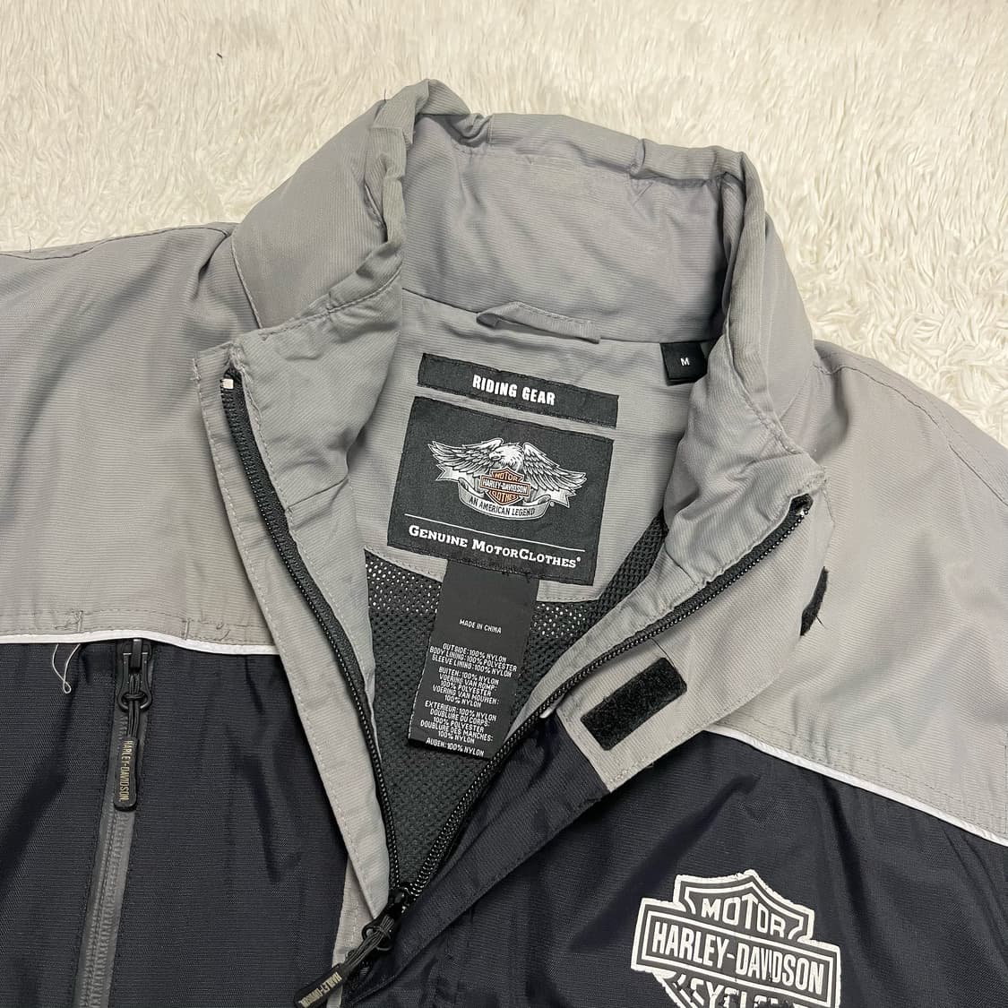 Harley-Davidson grey bomber jacket 상품이미지7