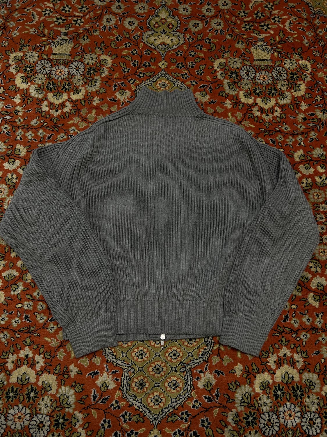 [46] 엘무드 니트 집업 그레이 상품이미지2