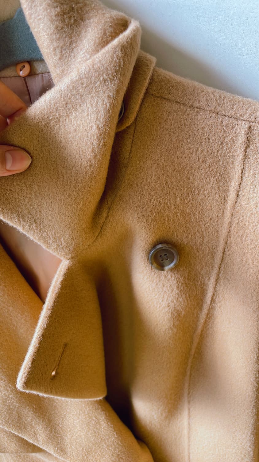 THE IZZAT 더 아이잗 카멜 울 코트 벨트 모직코트 상품이미지6