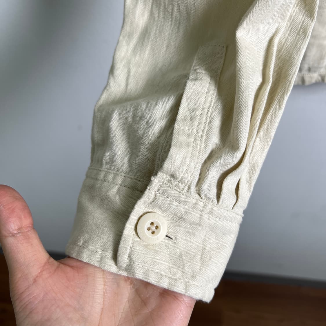 BACK NUMBER 백 넘버 린넨 퍼티그 자켓 L 상품이미지6