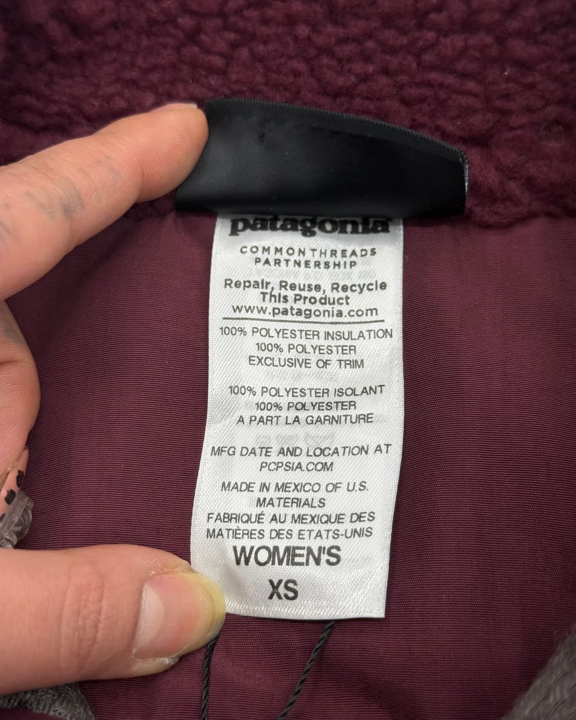 파타고니아 여성 레트로X 플리스 집업 상품이미지5