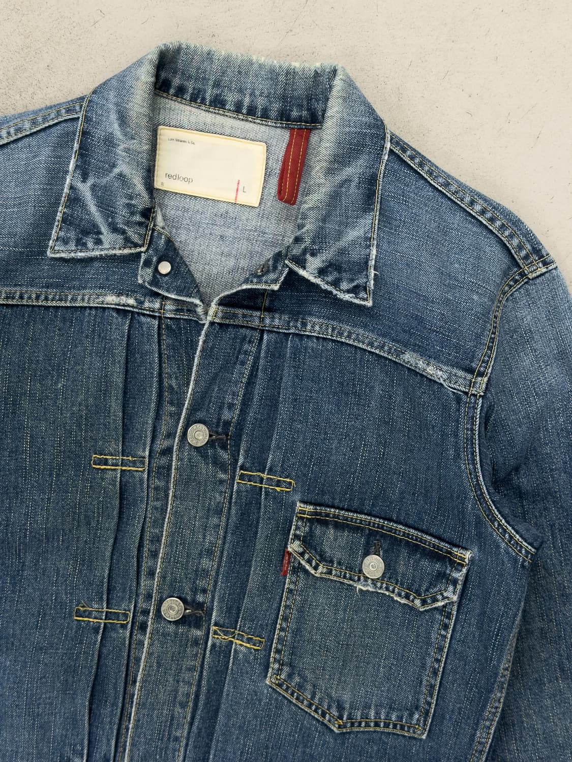 리바이스 redloop 1세대 데님 트러커 자켓 상품이미지2