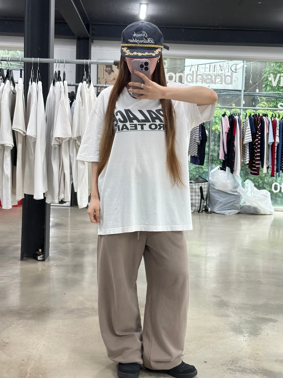 팔라스 19ss 프로 툴 화이트 반팔티 상품이미지3