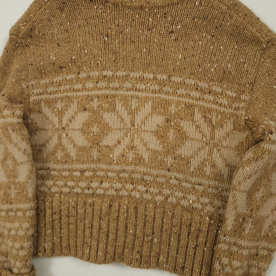 (여성L) 캐나다 코위찬 집업니트 눈꽃패턴 상품이미지4