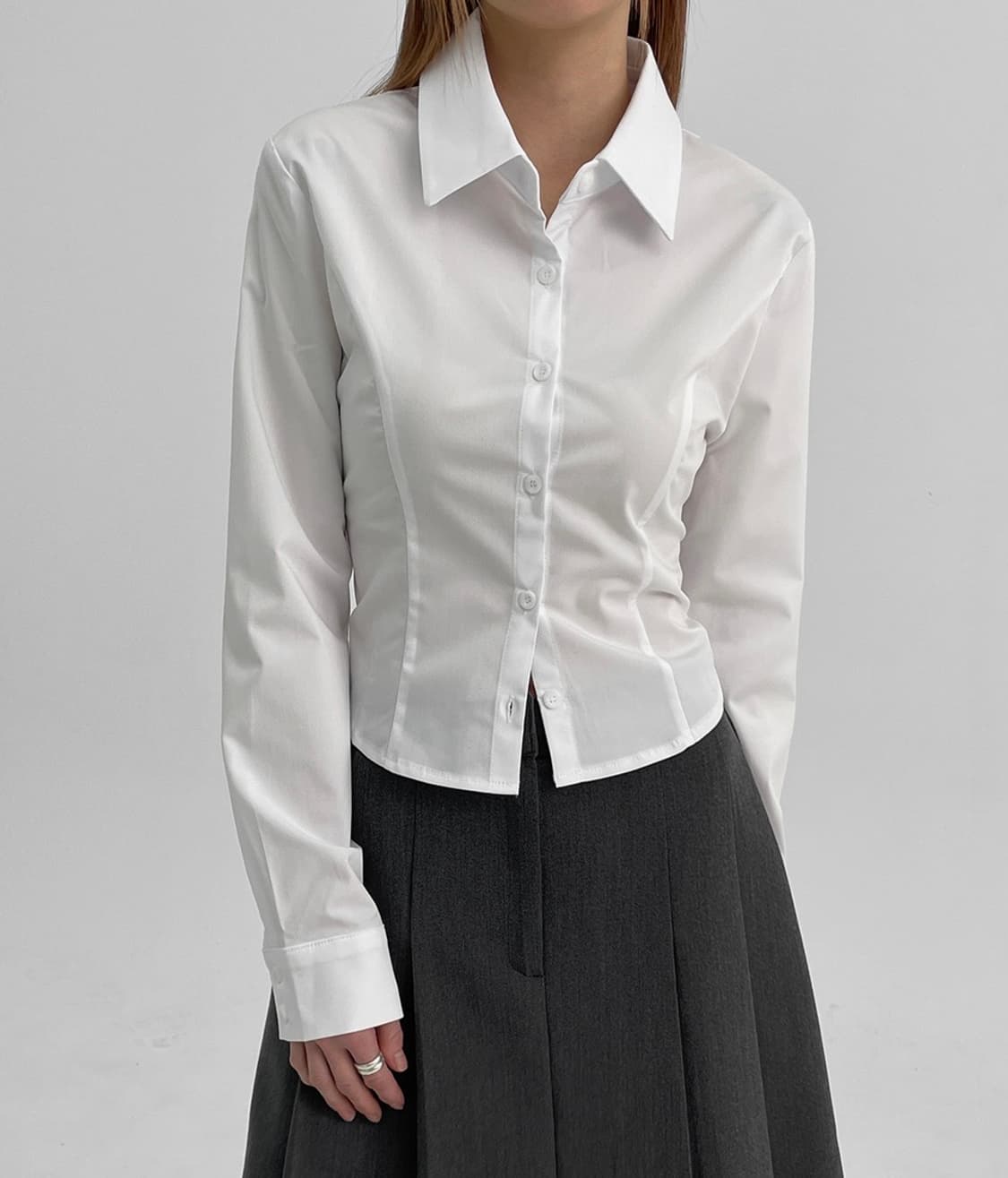 샤큰 베이직셔츠 M long ver 상품이미지1