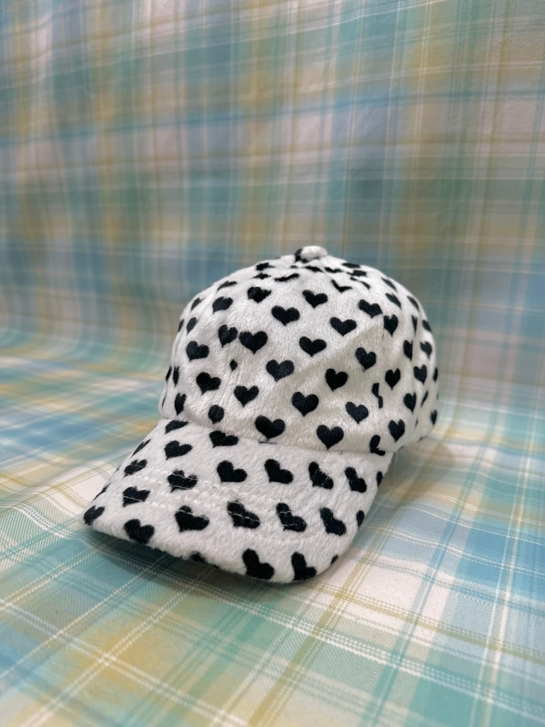 Heart velvet ball cap 상품이미지1