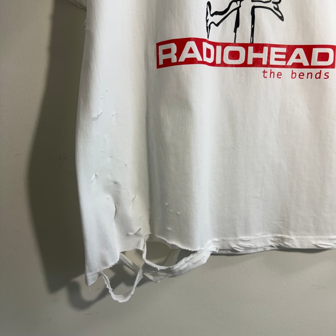 Radio head Band t destroyed damaged t 상품이미지9