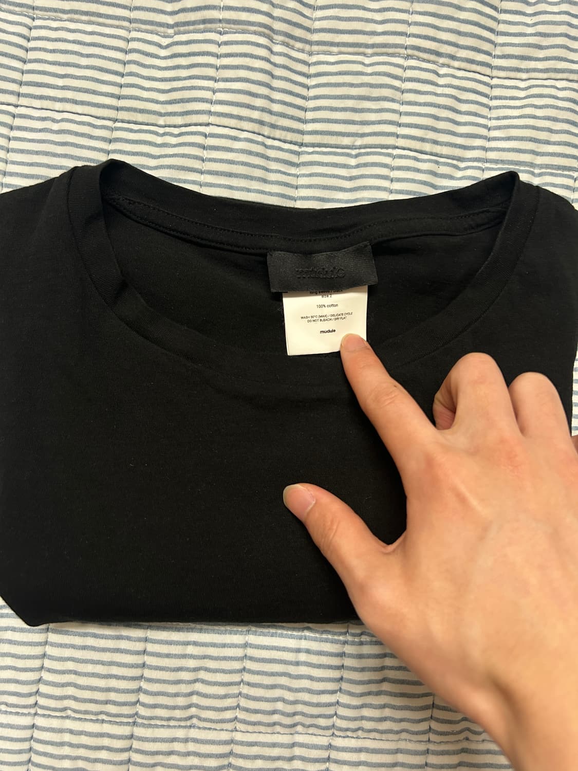 머듈 세미 라운지 롱슬리브 차콜 2size 상품이미지2