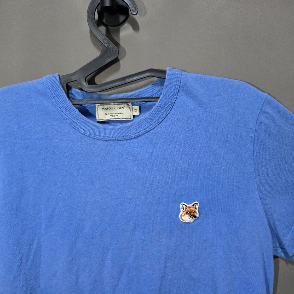 메종키츠네 Maison Kitsune 폭스 반팔 티셔츠 블루 상품이미지2