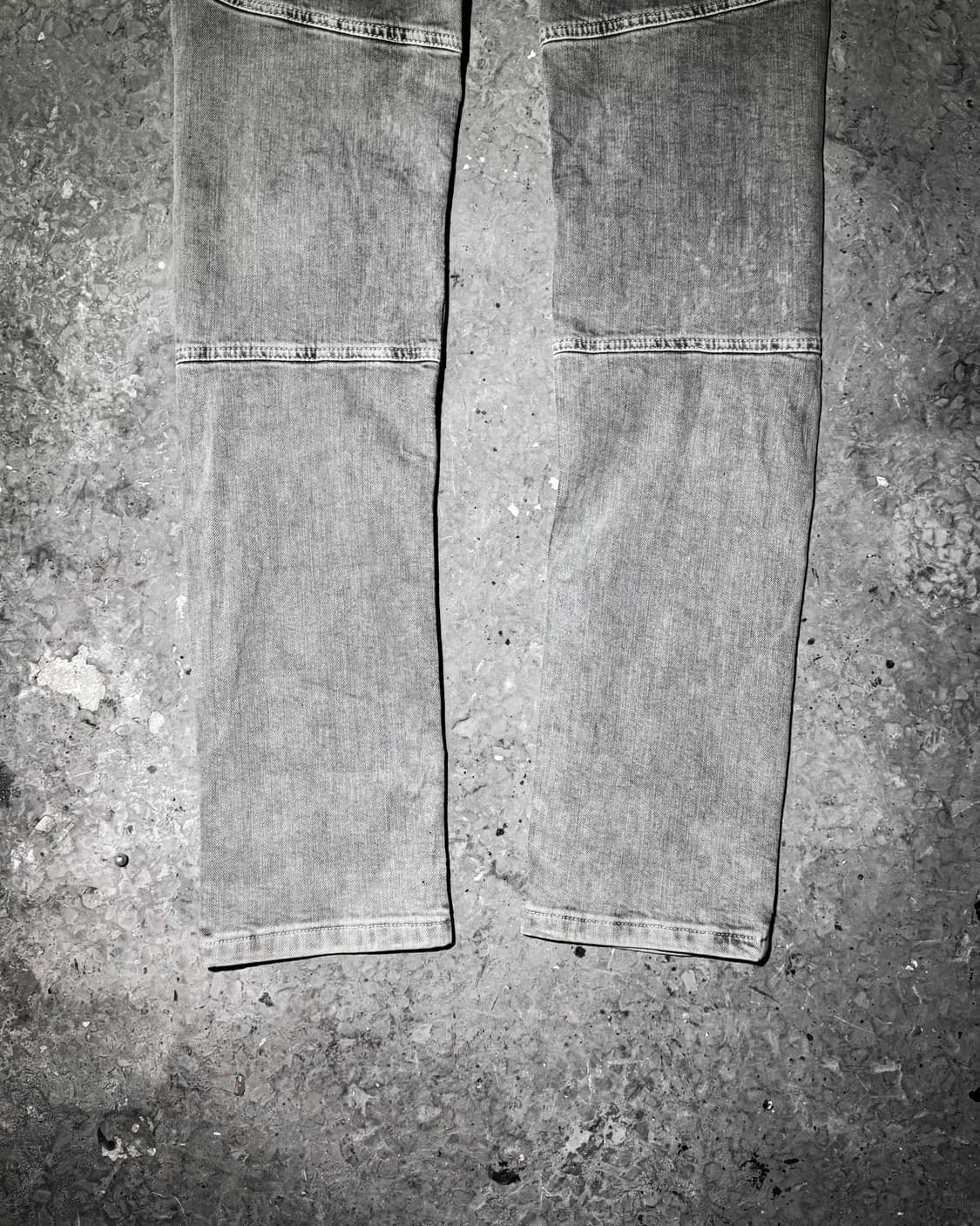 Galliano – Multi-Panel Faded Grey Denim  상품이미지9