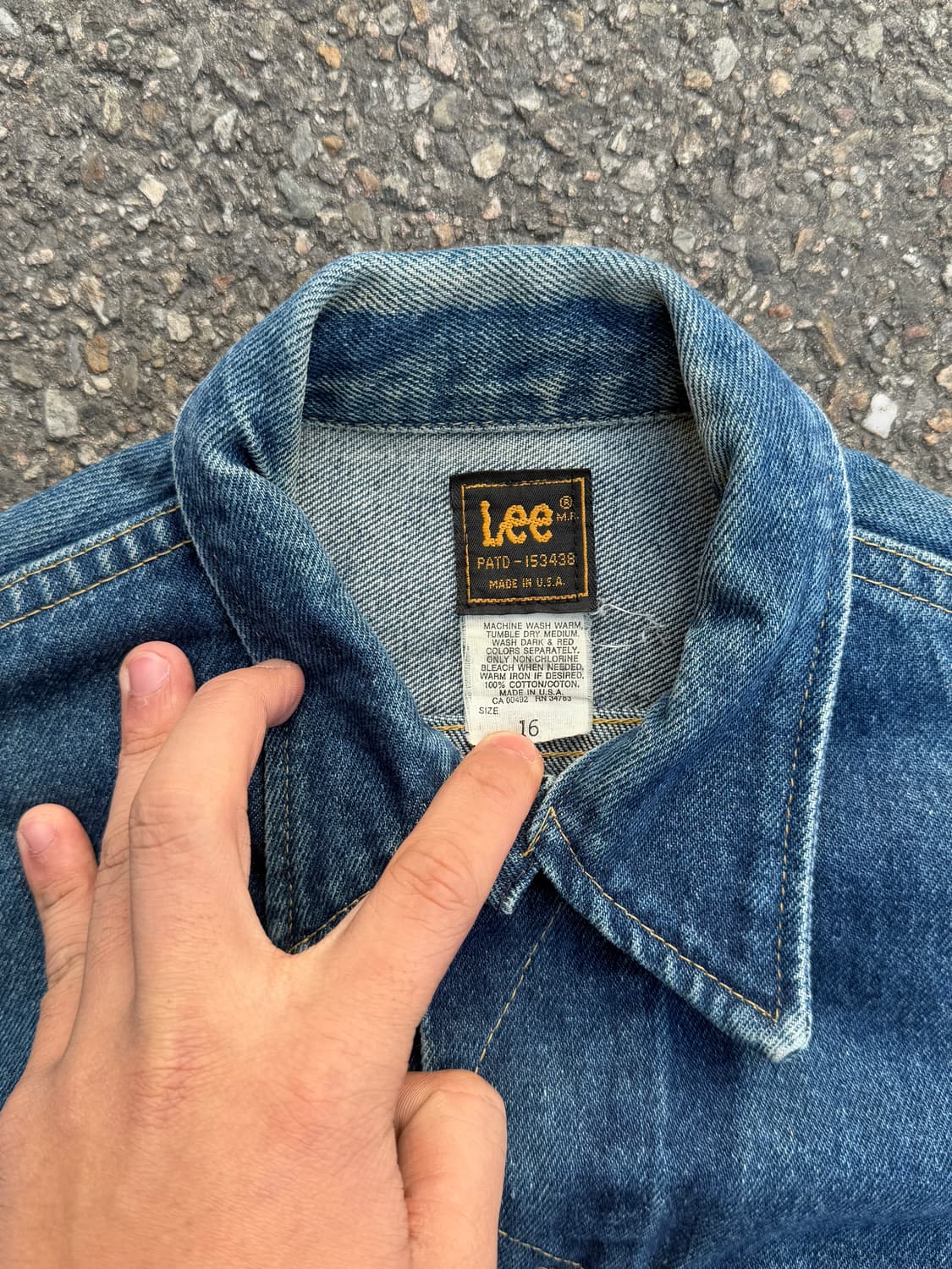 1970s USA LEE Denim Jacket 리 데님 자켓 상품이미지3