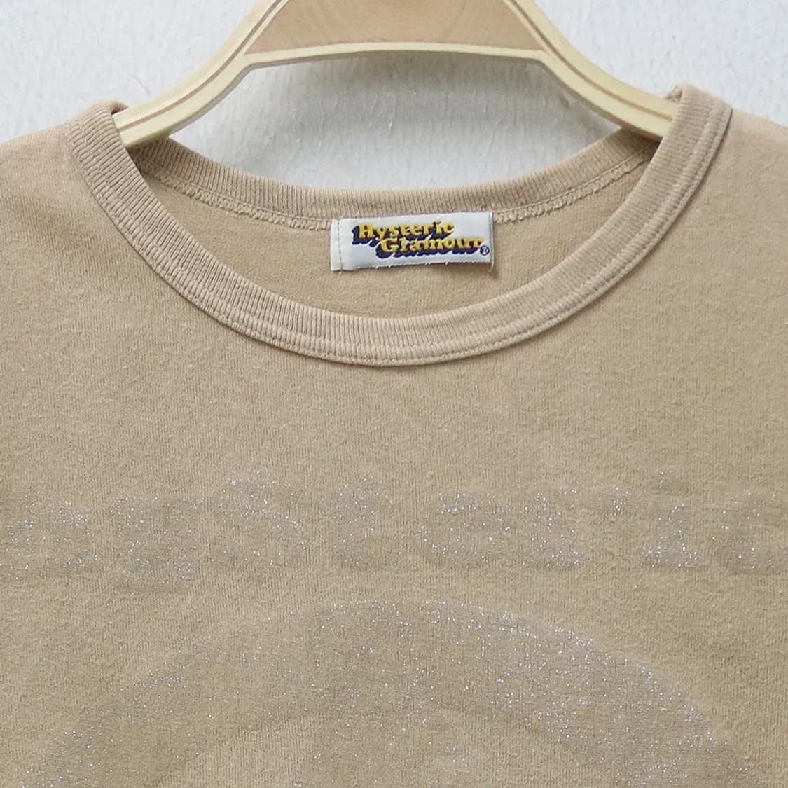 히스테릭 글래머 반팔 반크롭 티셔츠 66814 상품이미지4