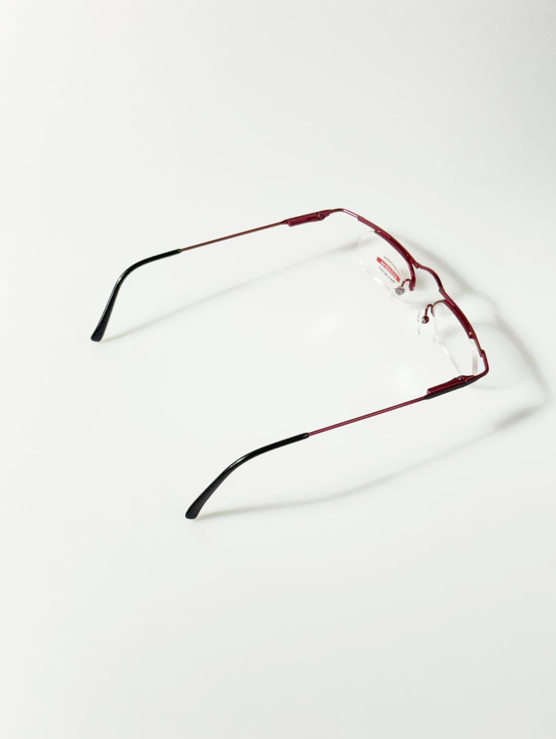 90s 독일제 세미 하프림 와이어 프레임 빈티지 안경 상품이미지4