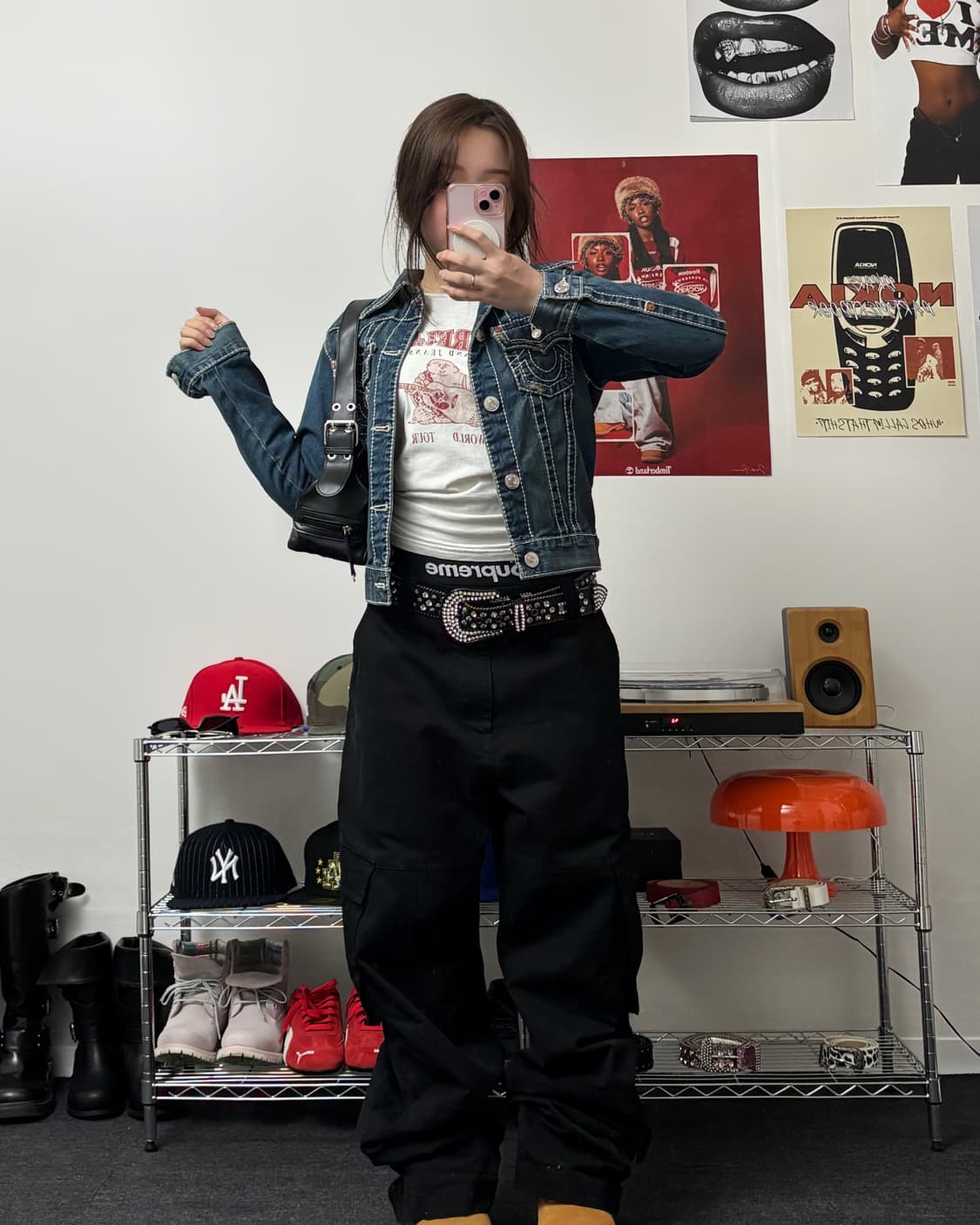 트루릴리젼 Y2K 데님 트러커 자켓 상품이미지4