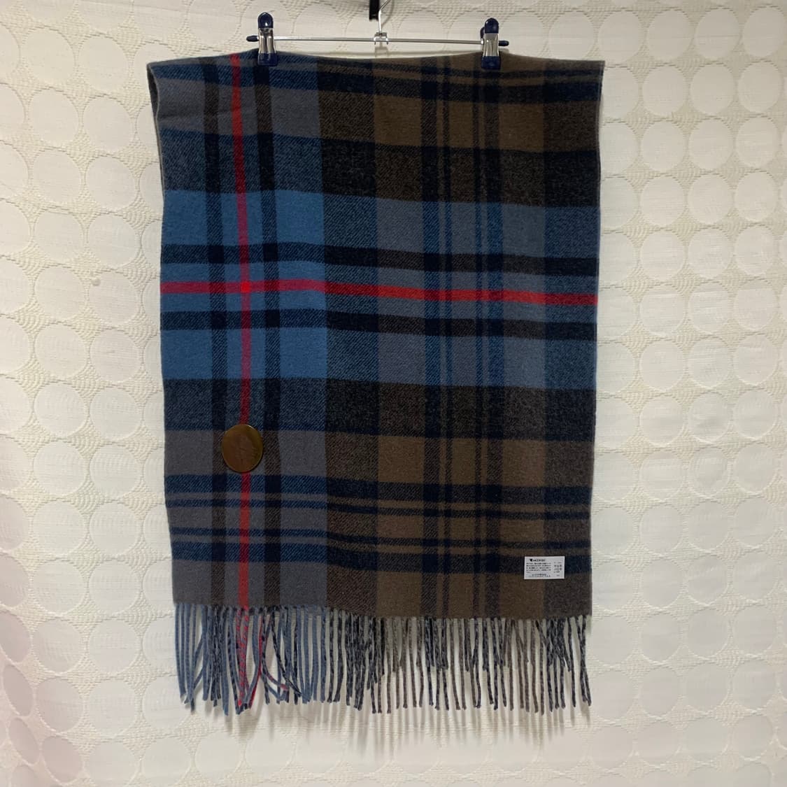 vivienne westwood 양면 사용 체크 울 머플러 상품이미지8