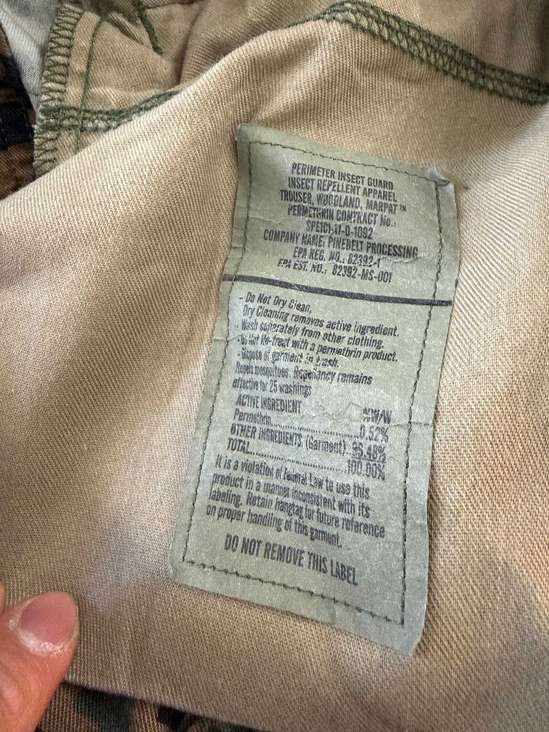 미 해병대 전투복 상하의 세트 MARPAT 상품이미지7