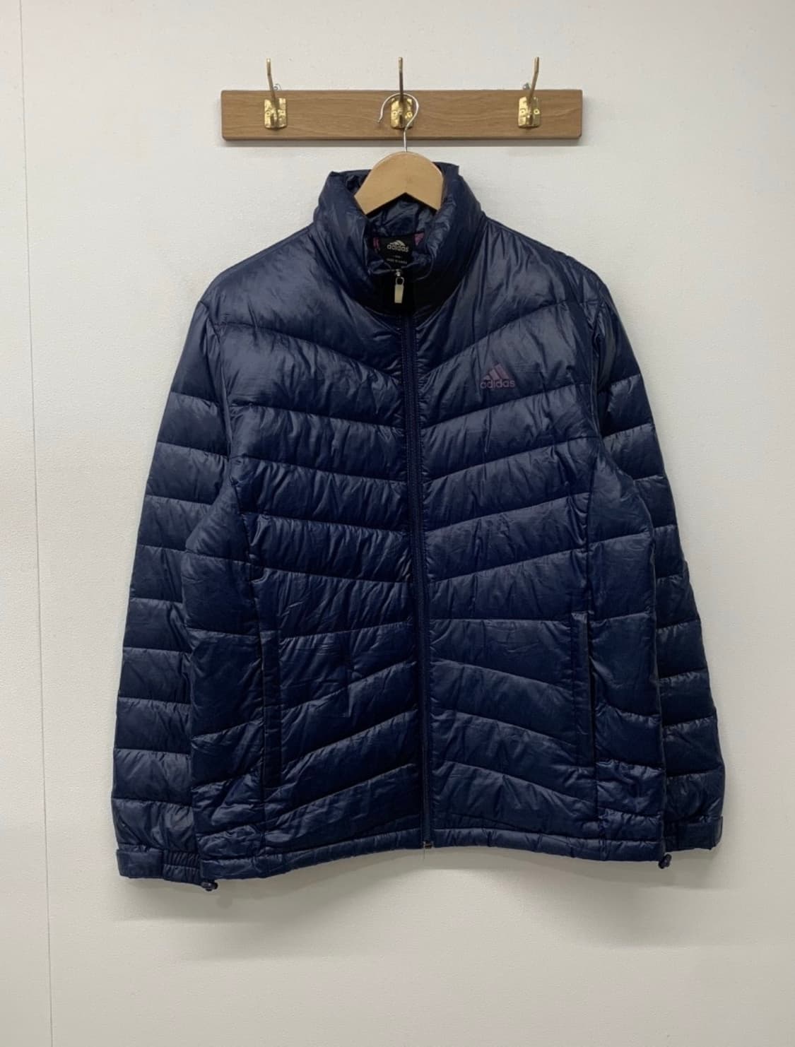 ADIDAS 로고 구스다운 패딩 자켓 경량패딩 상품이미지1