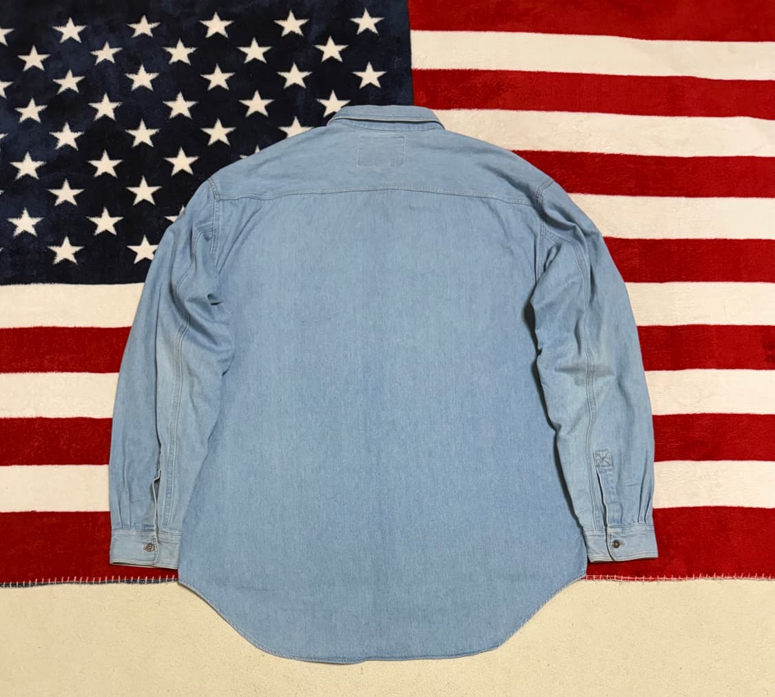 리바이스 연청데님셔츠 Levi’s Denim Shirt [XL] 빈티지 상품이미지9