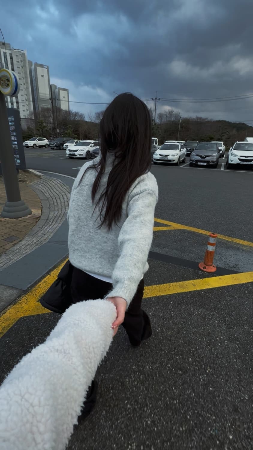 똑딱이 카라 니트 상품이미지1