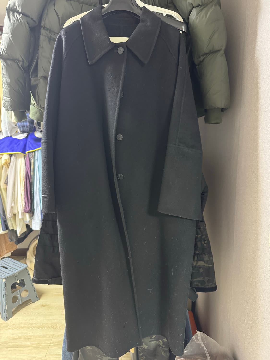 몽돌 발마칸 코트 블랙 상품이미지2