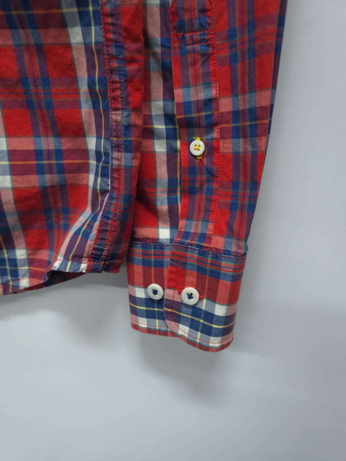타미힐피거 간절기용 레드체크셔츠 ( 55~66 ) 상품이미지9