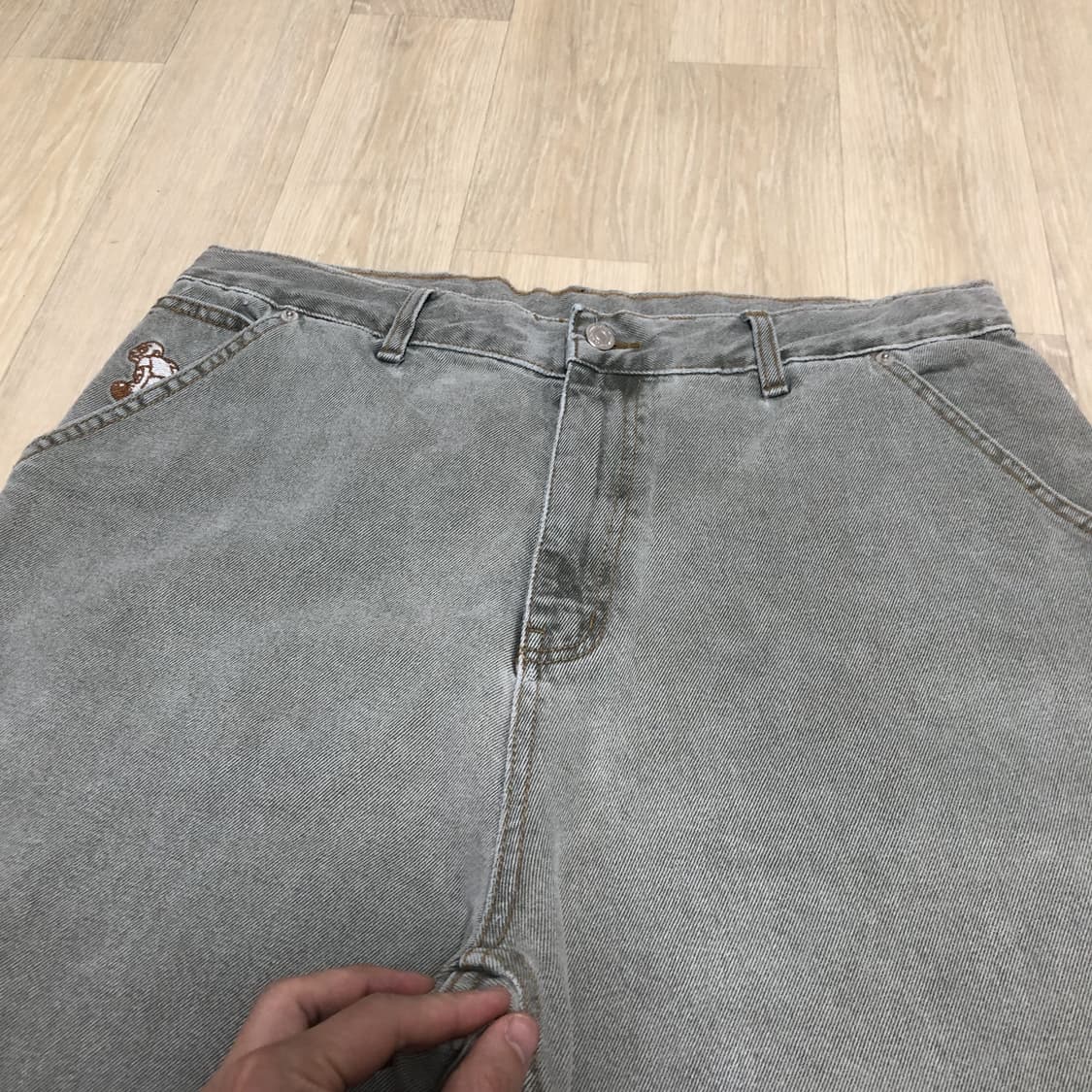 (L) 새상품 위캔더스 WKNDRS DRAGGY 워크 카펜터 팬츠 올리브 상품이미지2