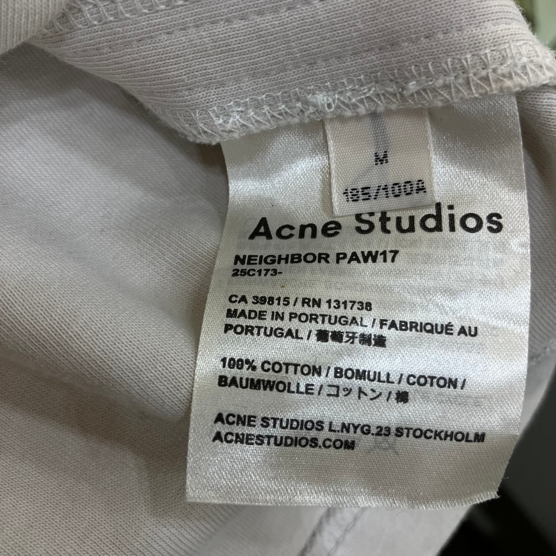 아크네 스튜디오 베이지 스웨트셔츠 M 상품이미지4