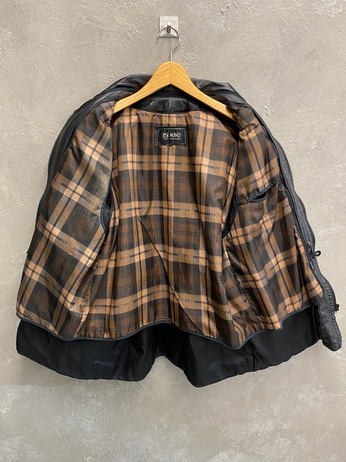 [L-XL] 90s Vintage 빈티지 소가죽 레더 코트 상품이미지3