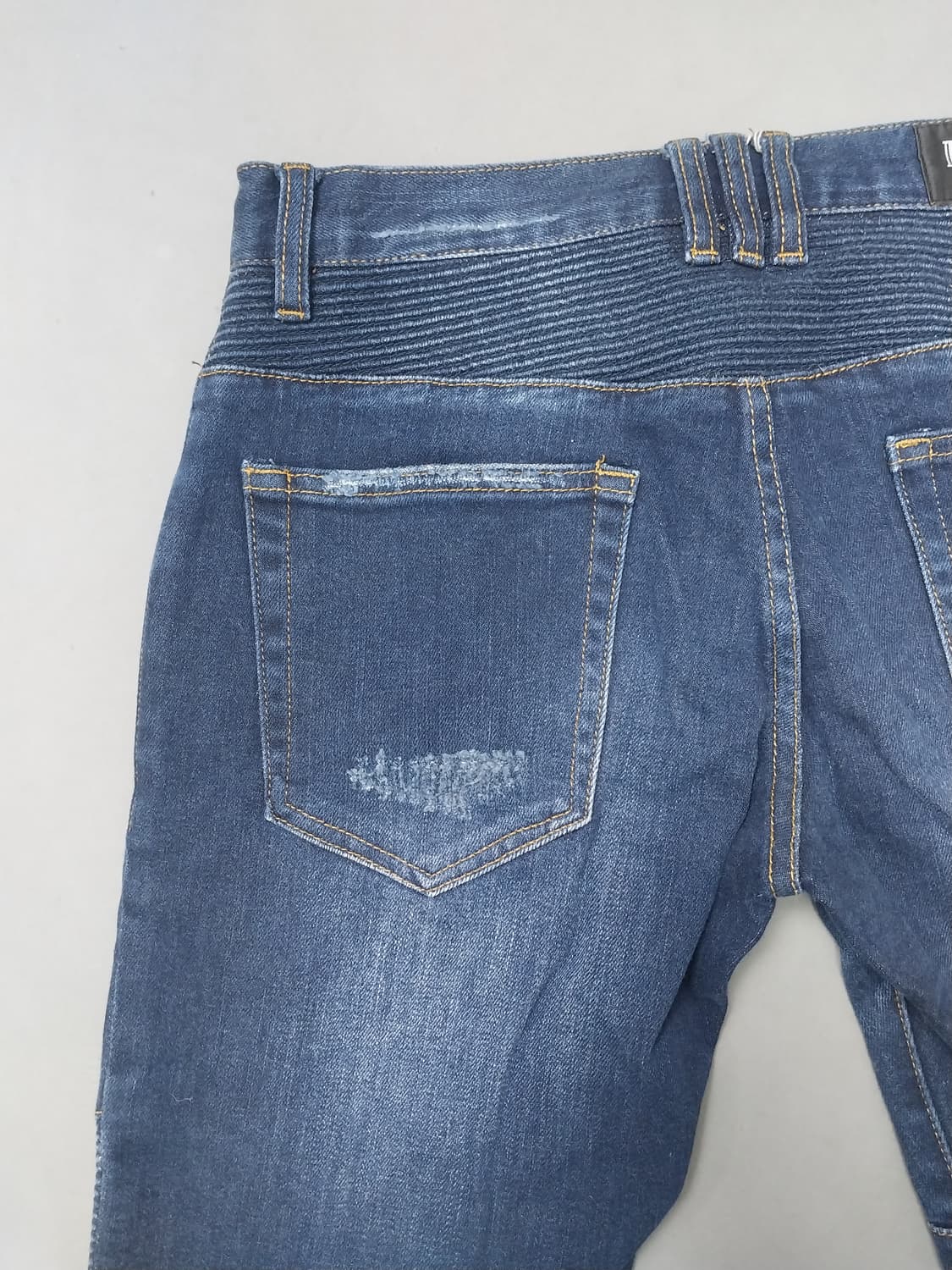 [30] 발망 데미지 디스덧댐 바이커진 청바지 상품이미지8