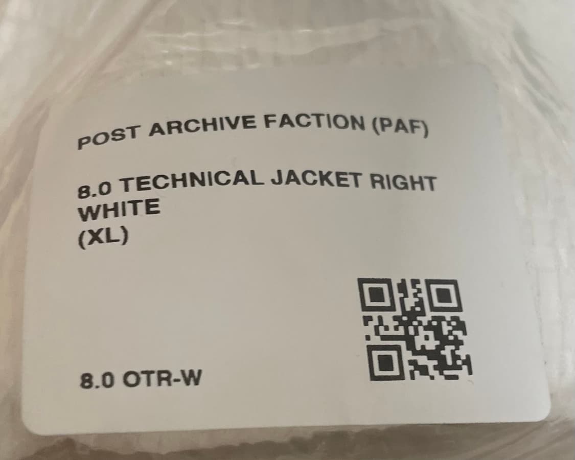 Paf 8.0 Technical Jacket Right White 상품이미지7