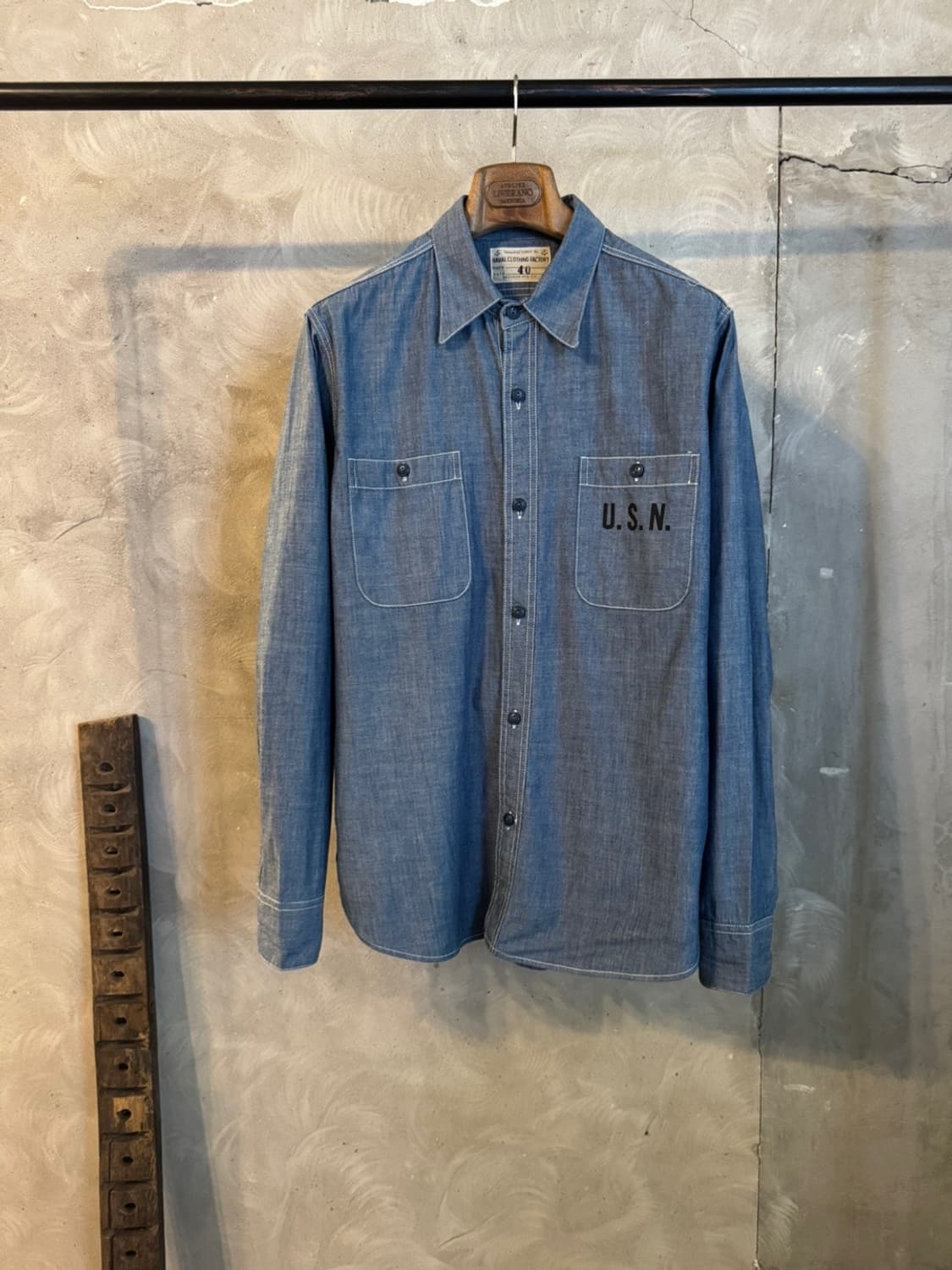 나발 클로딩 팩토리 오피서 셔츠 100 상품이미지5