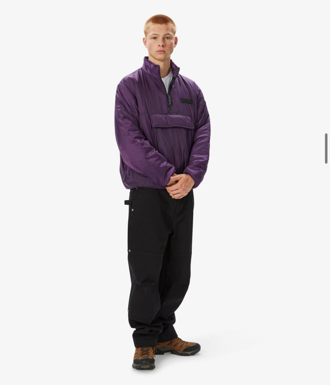 [XL] 디스이즈네버댓 더블니 패널드 루즈 핏 워크 팬츠 상품이미지6