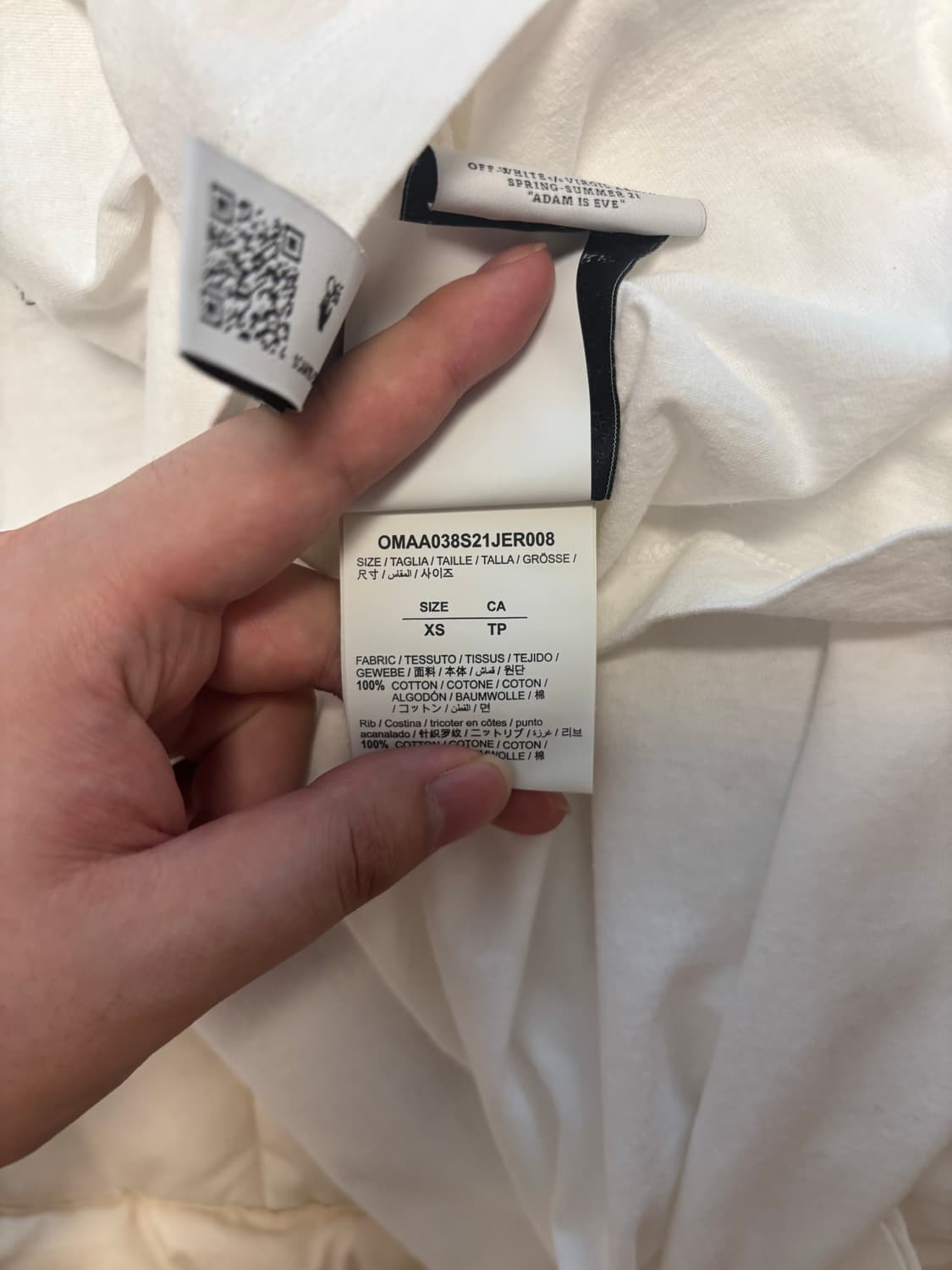 오프화이트 반팔  상품이미지5