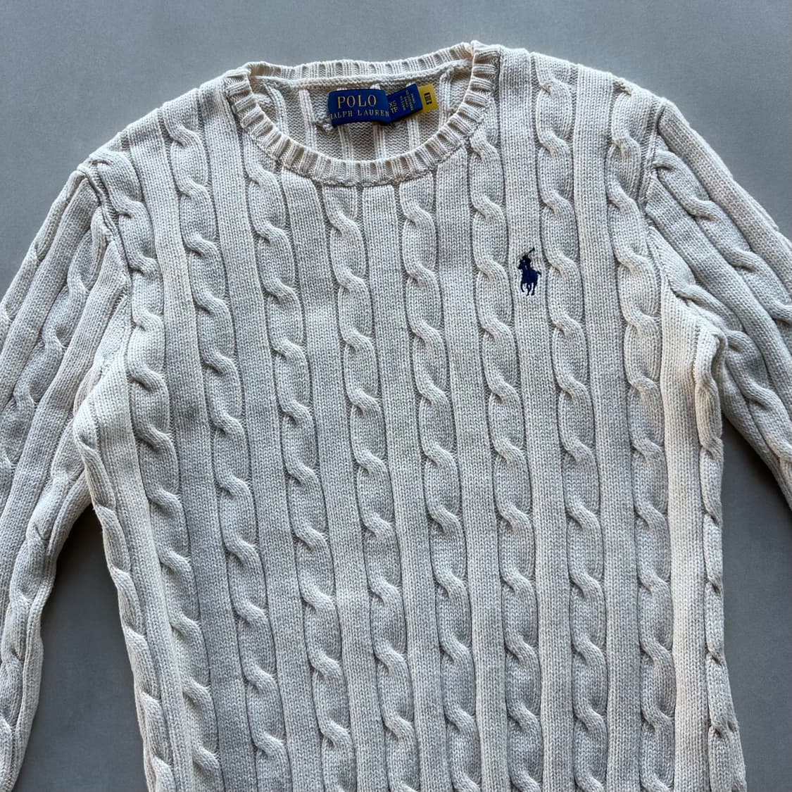 [XS]폴로 랄프로렌 꽈배기 케이블 여성 니트 스웨터 상품이미지4