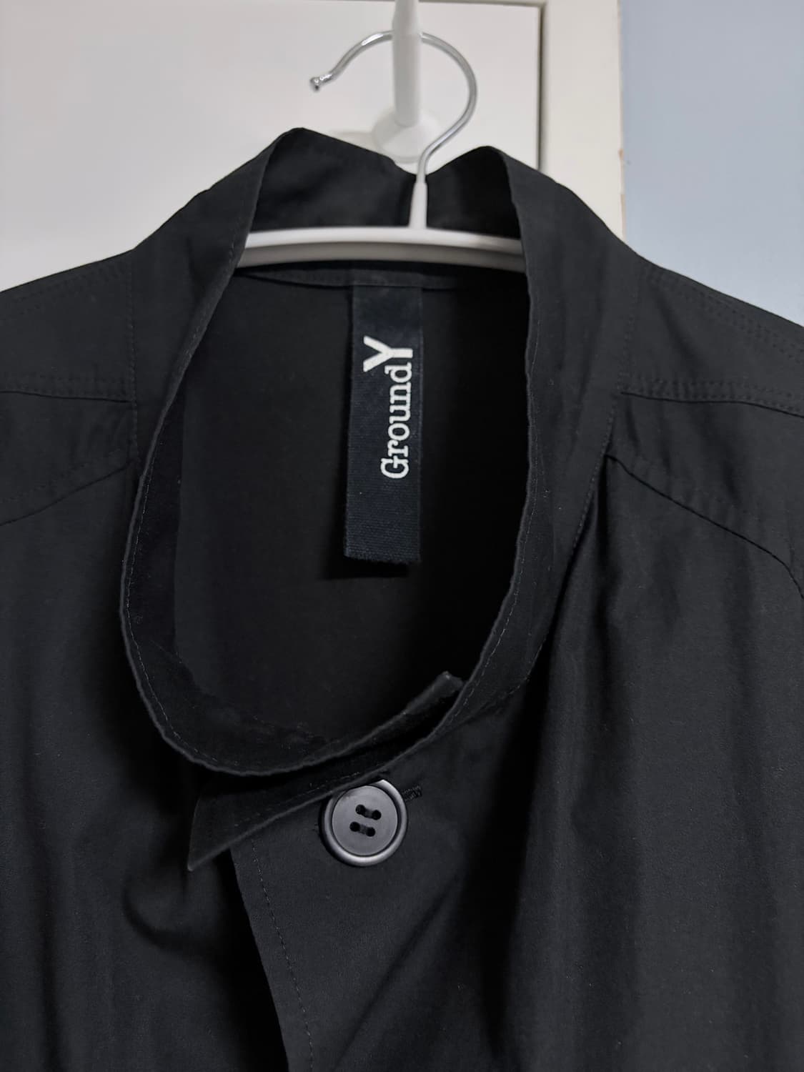 요지야마모토 코튼 롱 코트 상품이미지4