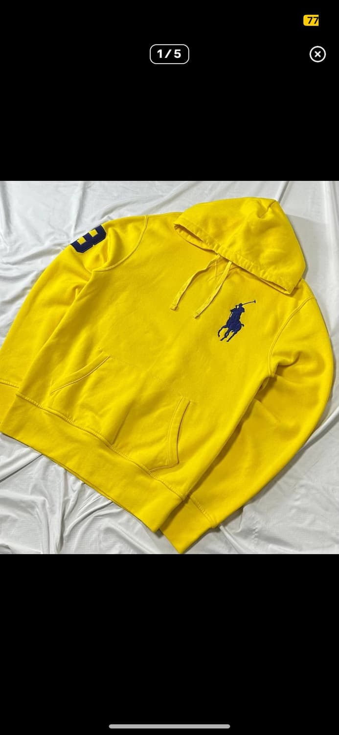 (첫번째 사진은 이전 판매자분 사진입니다) 폴로 후드티 상품이미지1