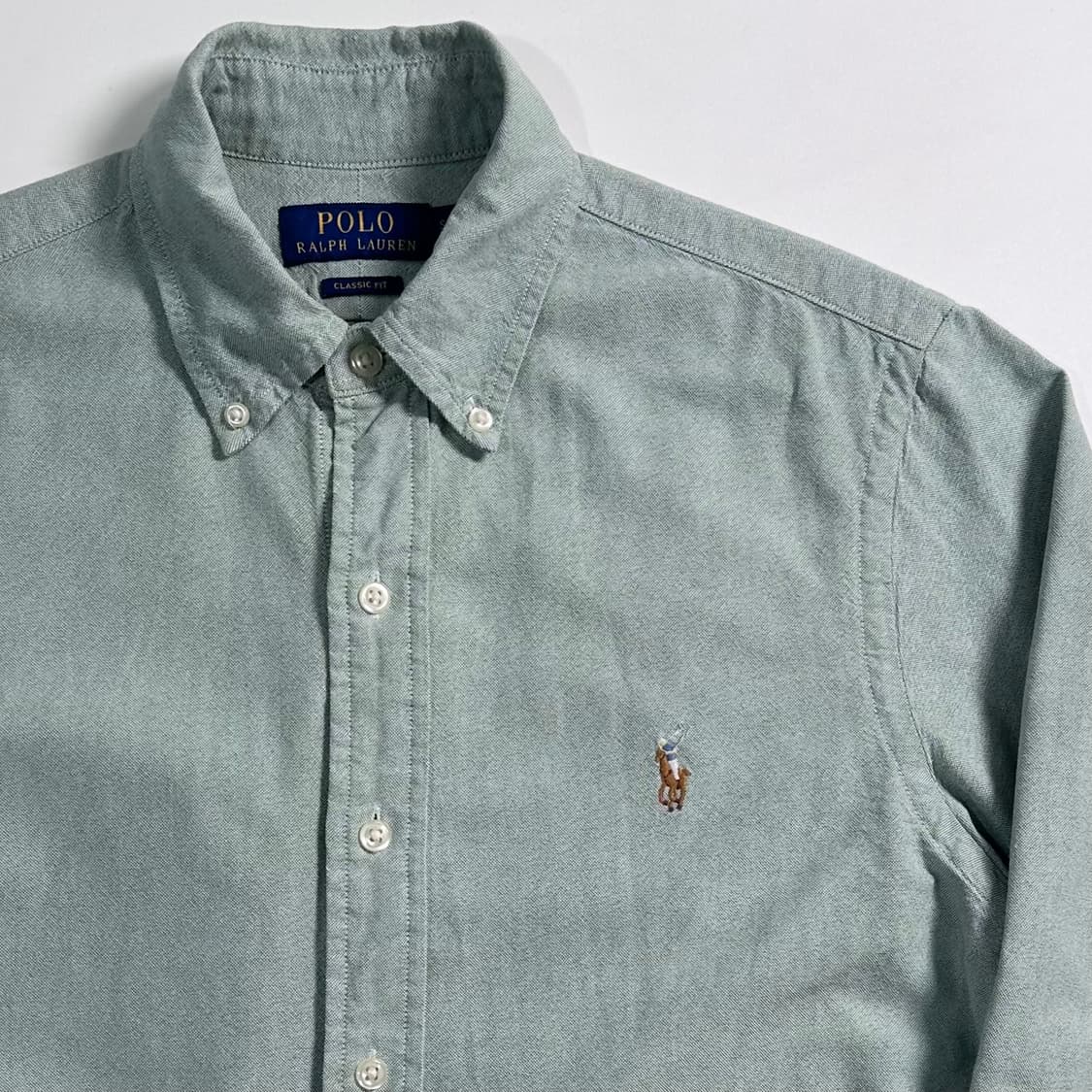 폴로 랄프로렌 피스타치오 옥스포드 셔츠   상품이미지4