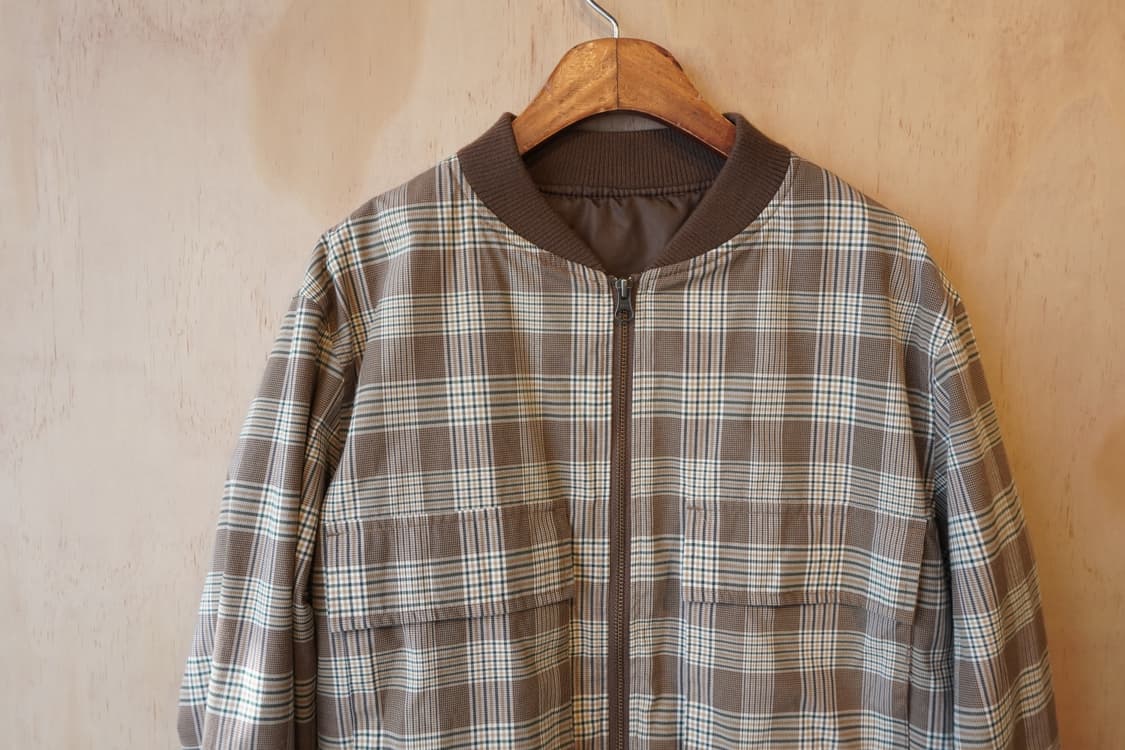 THE SHOP TK 체크 집업 자켓 (L) 상품이미지3