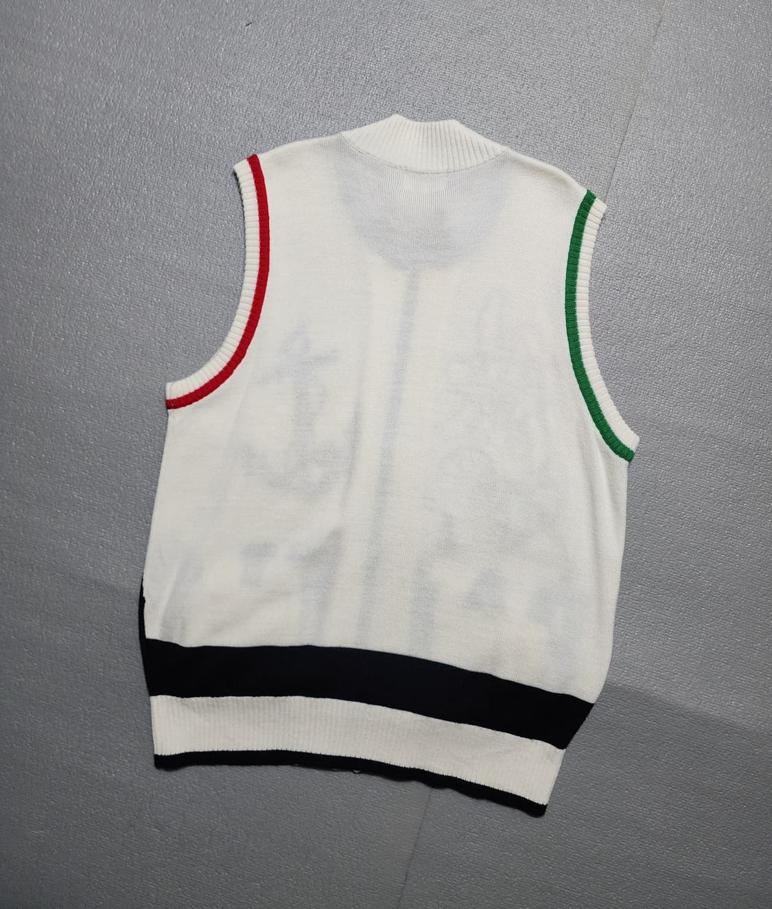 PAGELO 캐릭터 울 니트 집업 조끼 베스트 상품이미지4