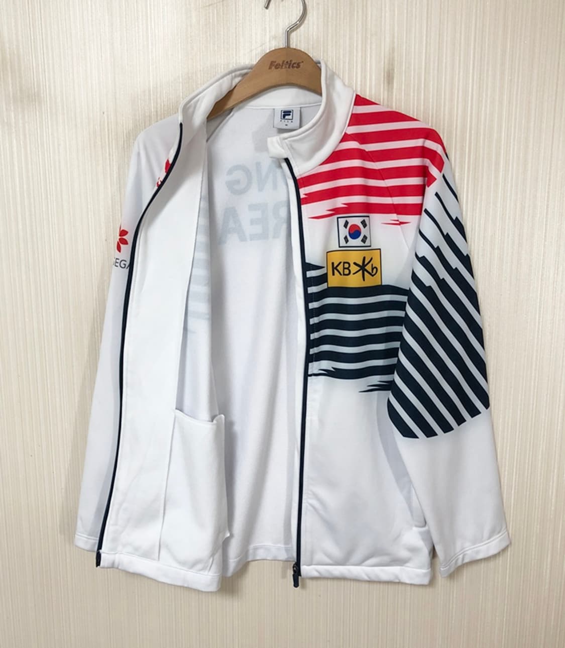 필라국대 국대KOREA 컬링국가대표팀 선수실착 플리스자켓 95 상품이미지7