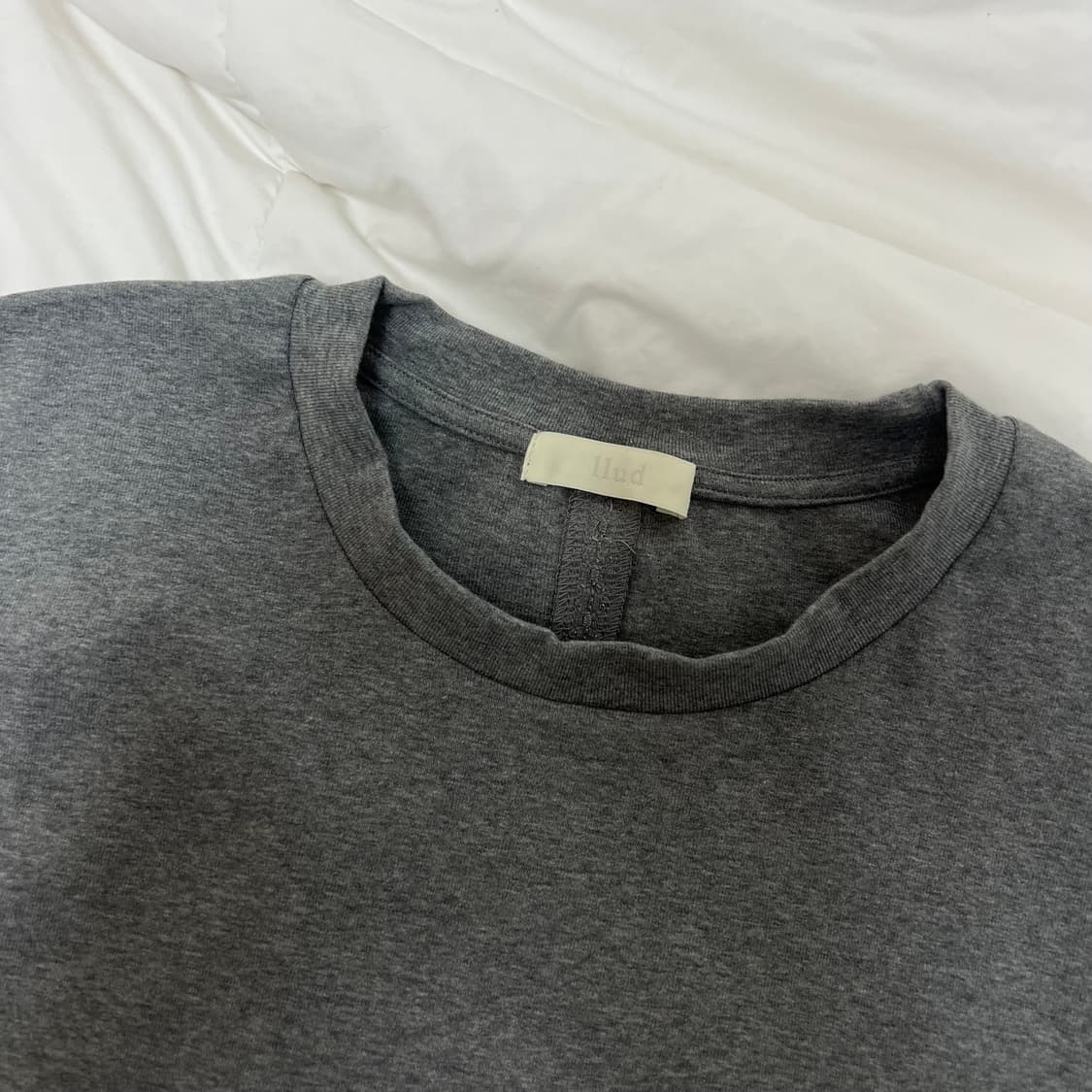 러드 Stitch long sleeve grey M 상품이미지2