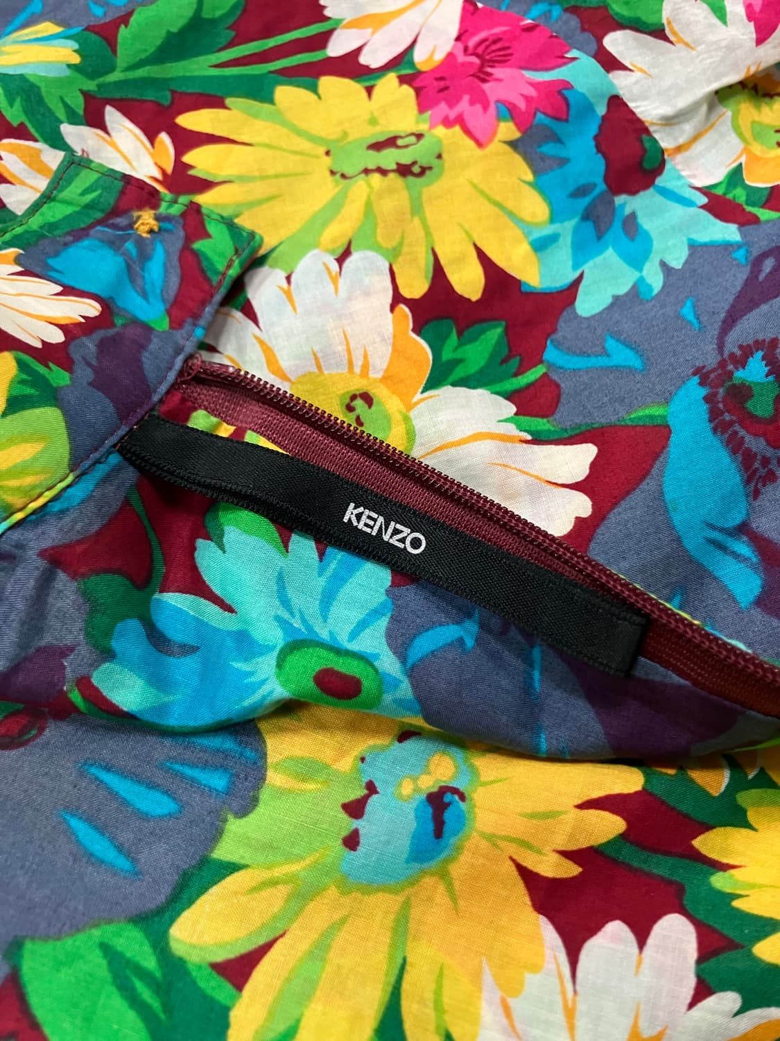 겐조 플라워패턴 면 롱스커트 S 상품이미지5