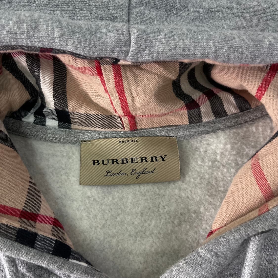 95 버버리 노바체크 기마로고 투웨이 후드집업 상품이미지4