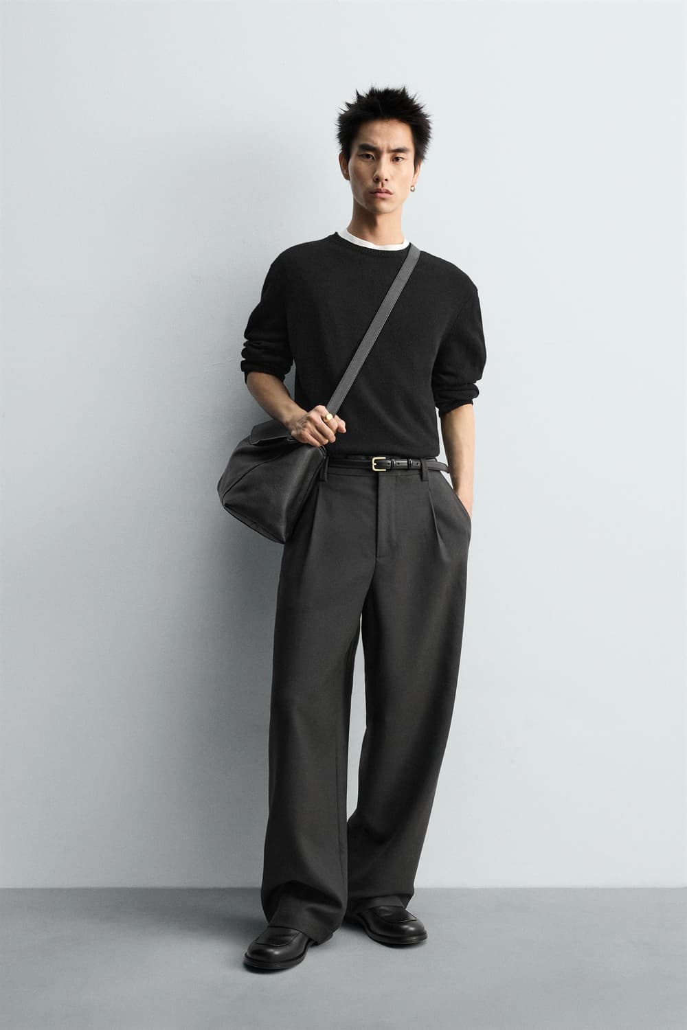 자라 / 울 블랜드 점퍼 니트 리미티드 에디션 / 블랙 / M 상품이미지1