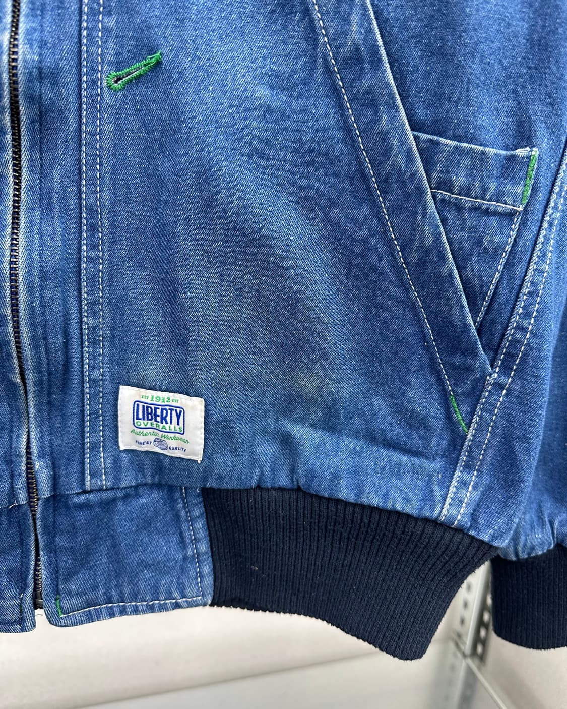 (M)LIBERTY 데님 후드집업-M1286 상품이미지5