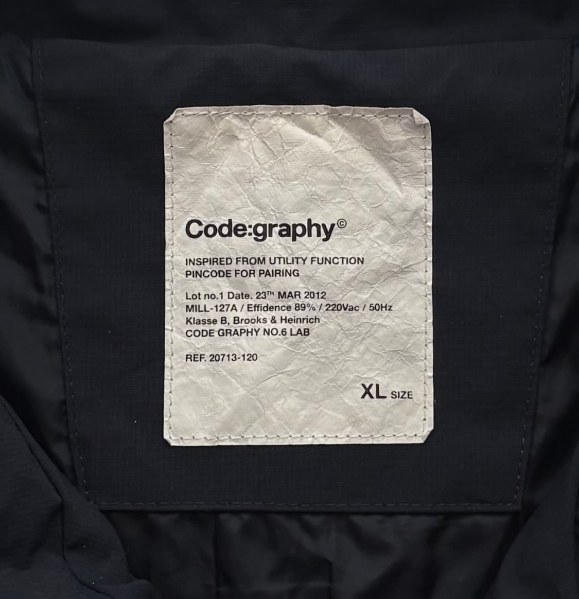 코드그라피 투웨이 배색 테크 바람막이 상품이미지6