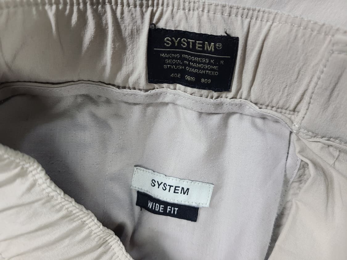 시스템옴므 나일론혼방 벨트 슬랙스 82 상품이미지5