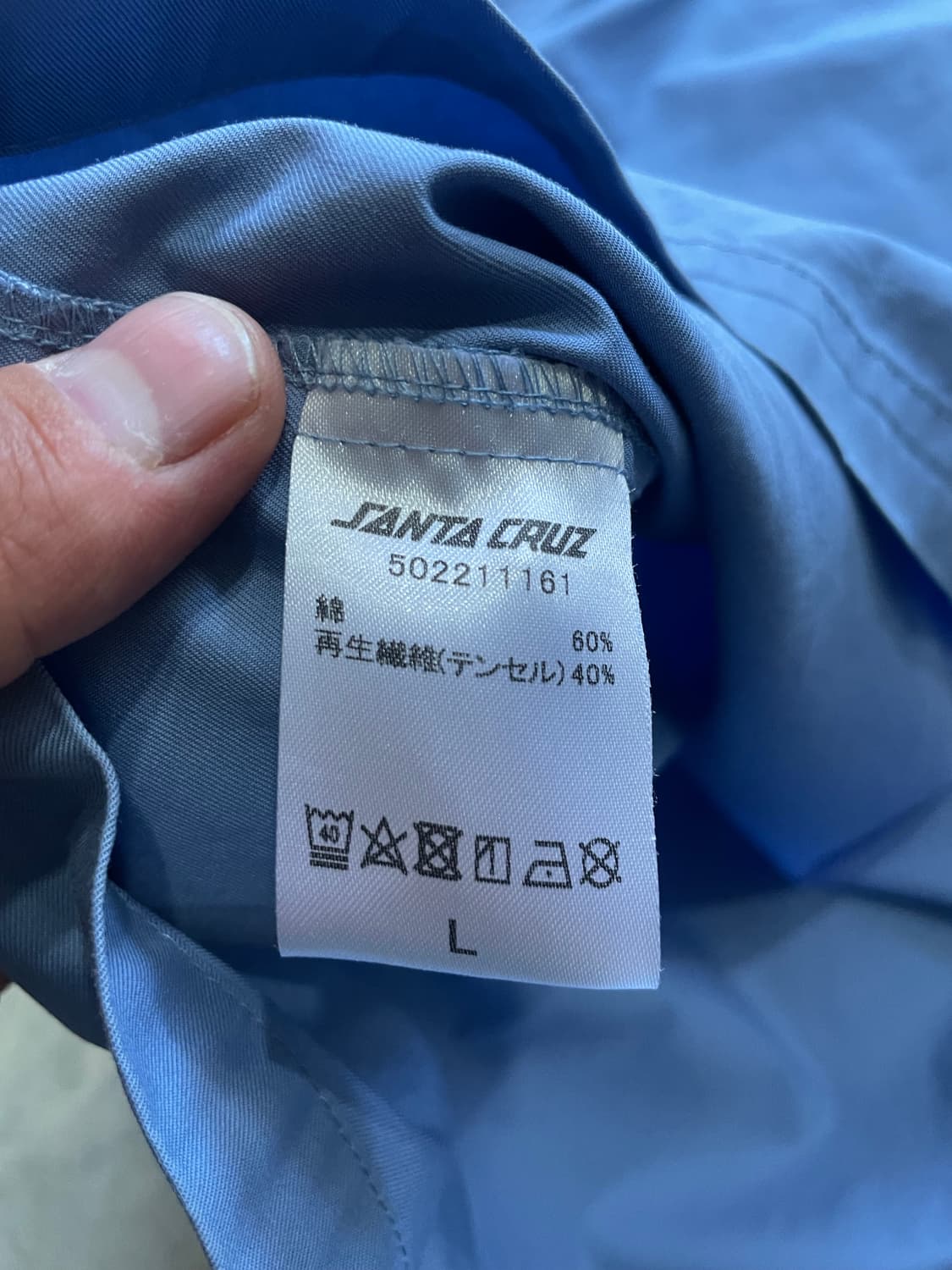 SANTA CRUZ 반팔 셔츠 L 상품이미지8