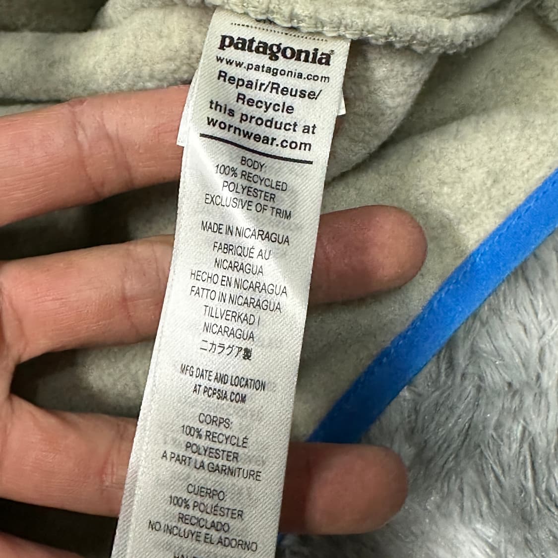 파타고니아 오트밀 신칠라 우먼스 xs 상품이미지5